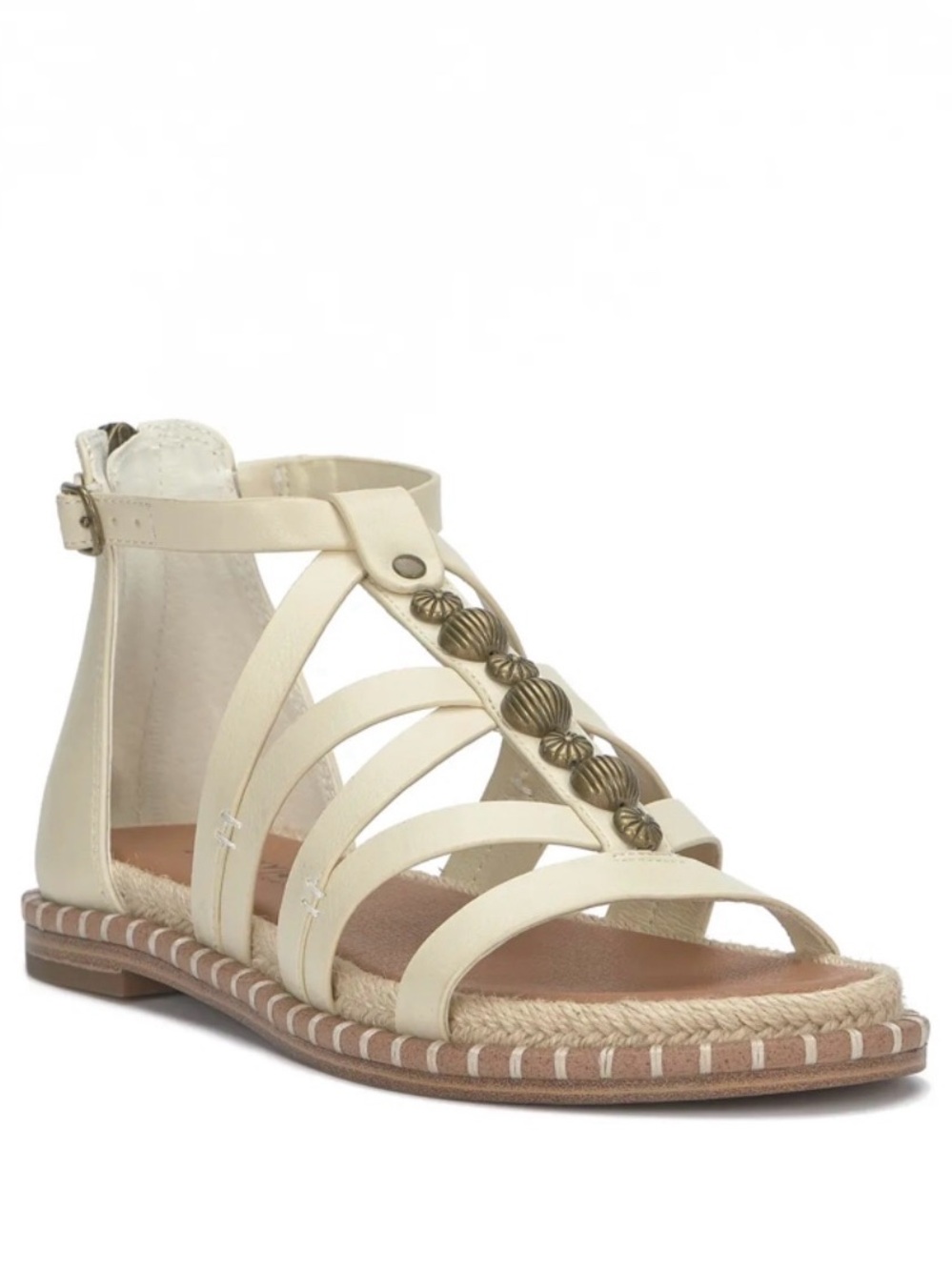 Lucky Brand Women's Korina Embellished Strappy Gladiator Flat Sandals 5M New - Picture 8 of 13